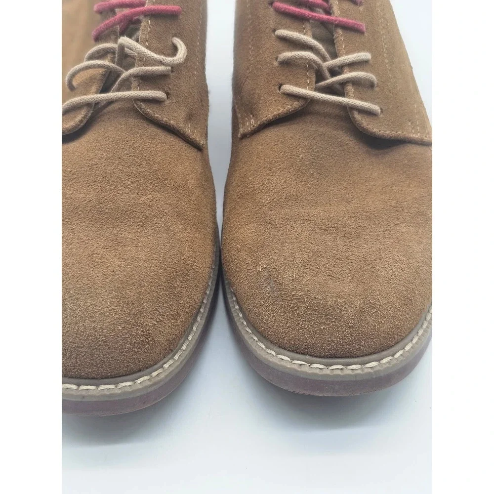 Bass Oxford Mens 9 Brown  Suede Lace Up Pasadena 0026-2367-268